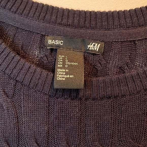H&M Basic Navy Sweater - Picture 4 of 6